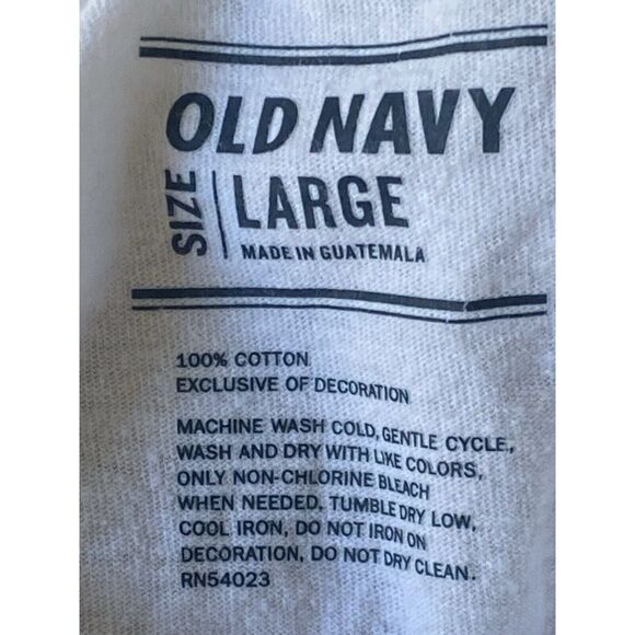 Vintage Jolly Santa Christmas T Shirt Old Navy Beer White With Red Adult Size L - Picture 4 of 4